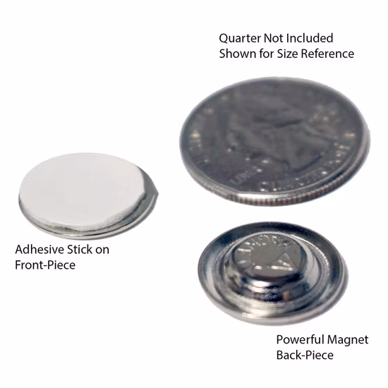 Badge nominativi magnetici in metallo, badge nominativi personalizzati/pulsante magnetico rotondo